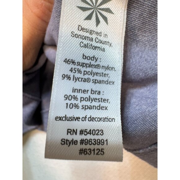 Athleta Womens Jaya Twist Front Athletic Tank Top Size ST Gray Sleeveless Yoga - Picture 4 of 10